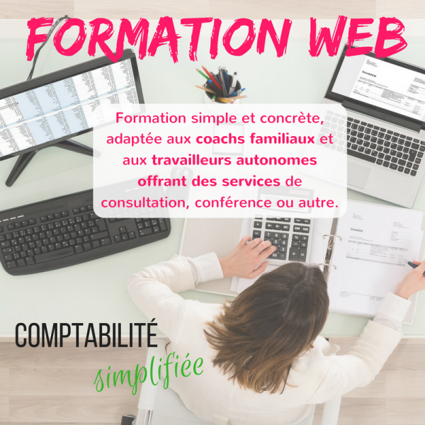 Comptabilité simplifiée - Formation en ligne pour coachs familiaux Comptabilité simplifiée - Formation en ligne pour coachs familiaux